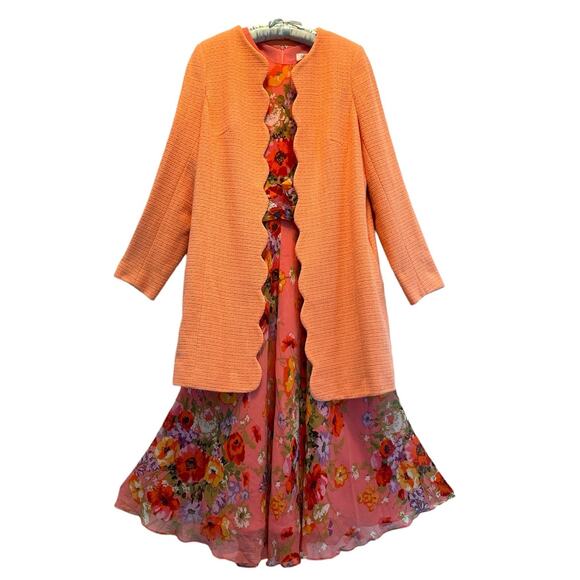 Anthropologie x Helen Berman Tangerine Dream Tweed Jacket size 10 NEW - Picture 9 of 9